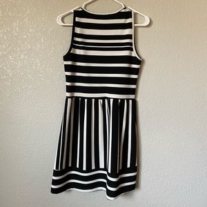 Black and white dress